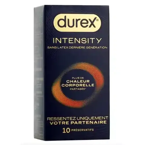 DUREX Intensity 10 préservatifs sans latex