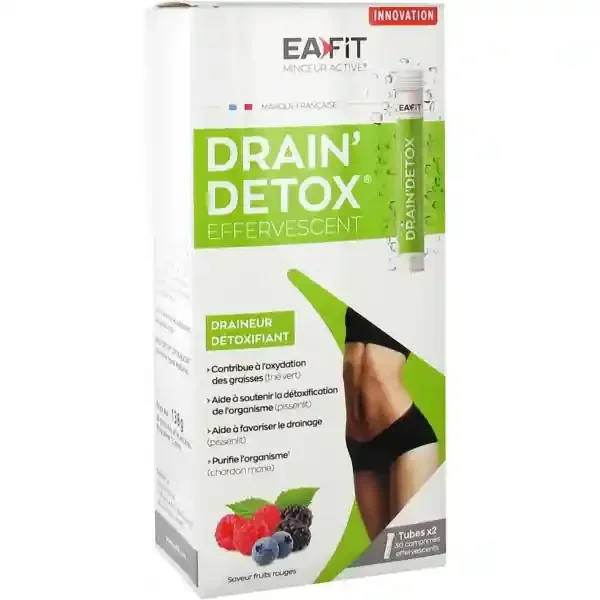 Eafit Drain Detox 30 Comprimés Effervescents