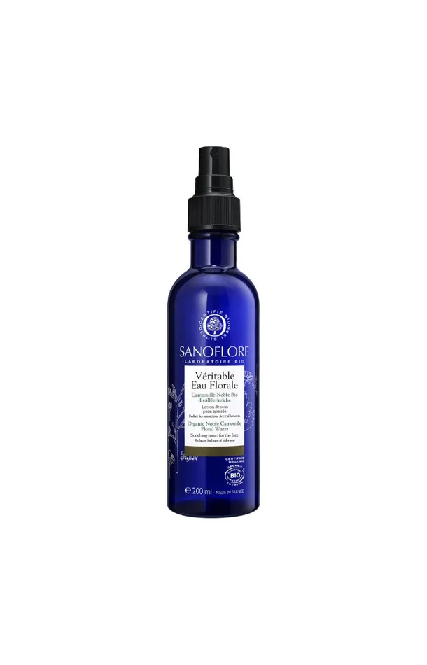 Eau florale de camomille bio – Véritable – Peaux sensibles – 200 ml