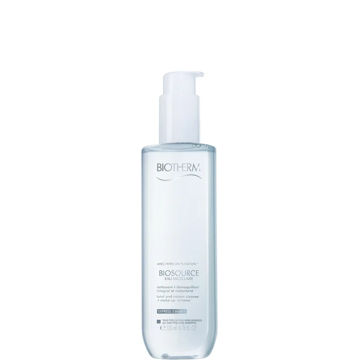 Eau micellaire démaquillante Biosource Biotherm 200 ml