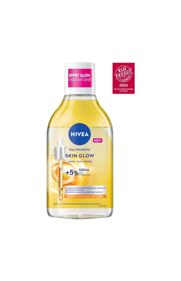 Eau micellaire hydratante & éclat – Vitamine C – 400 ml