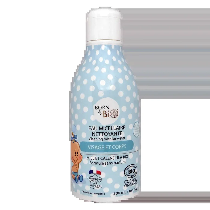 Eau Micellaire Nettoyante pour Bébé 300mL – Certifiée bio