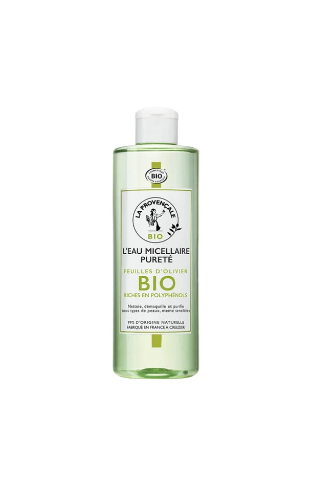 Eau micellaire purifiante bio – Feuilles d’olivier – Visage