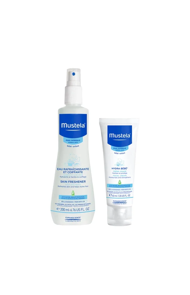 Eau rafraîchissante & crème visage hydratante – Bébé