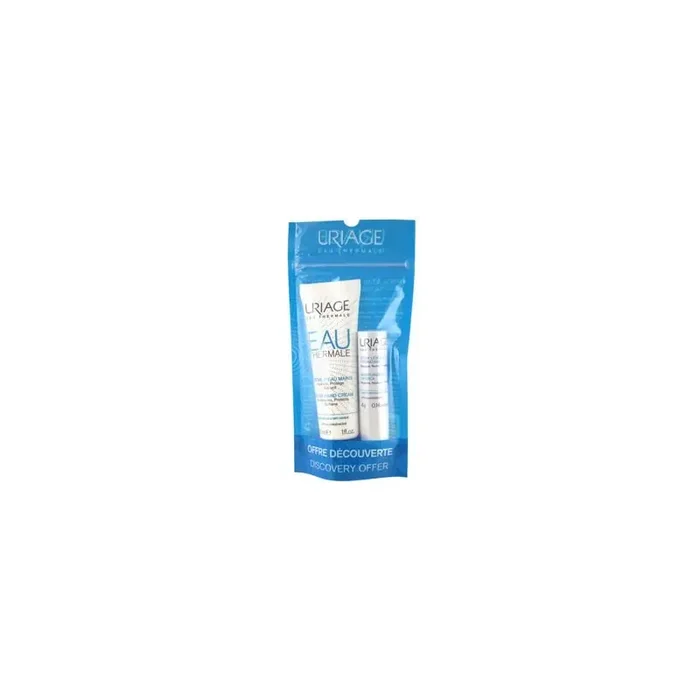 EAU THERMALE DUO CREME D‘EAU MAINS + STICK LEVRES HYDRATANT URIAGE