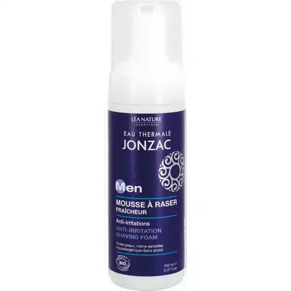 Eau thermale Jonzac Men Mousse à Raser Fraîcheur 150 ml