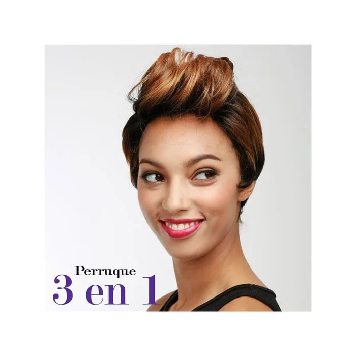 ECLA NIKKI 3 EN 1 (Perruque Semi Naturelle)