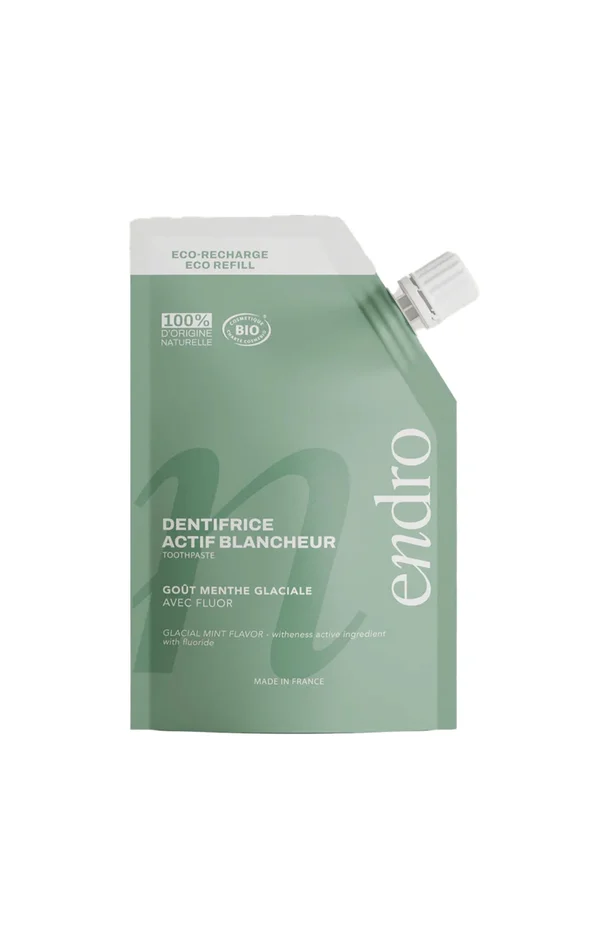 Eco-recharge dentifrice blancheur bio – Menthe – 350 g
