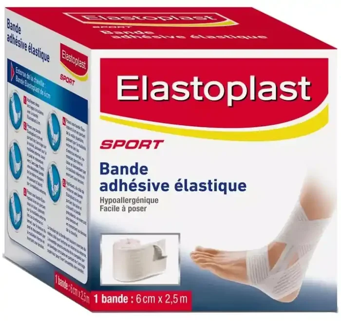 Elastoplast Bande Adhésive Élastique 6 cm X 2.5 m