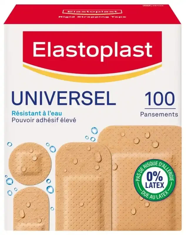 Elastoplast Pansements Universel – 100 Pansements – 4 Formats