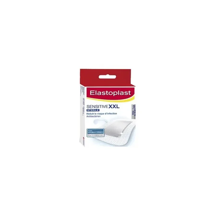Elastoplast sensitive xxl 5 pansements 8x10cm
