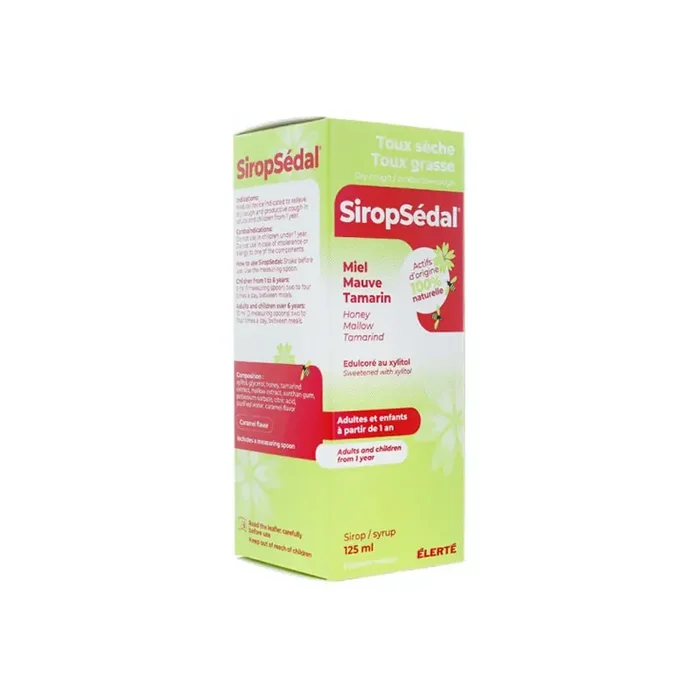 Elerte siropsedal toux seche & grasse 125ml