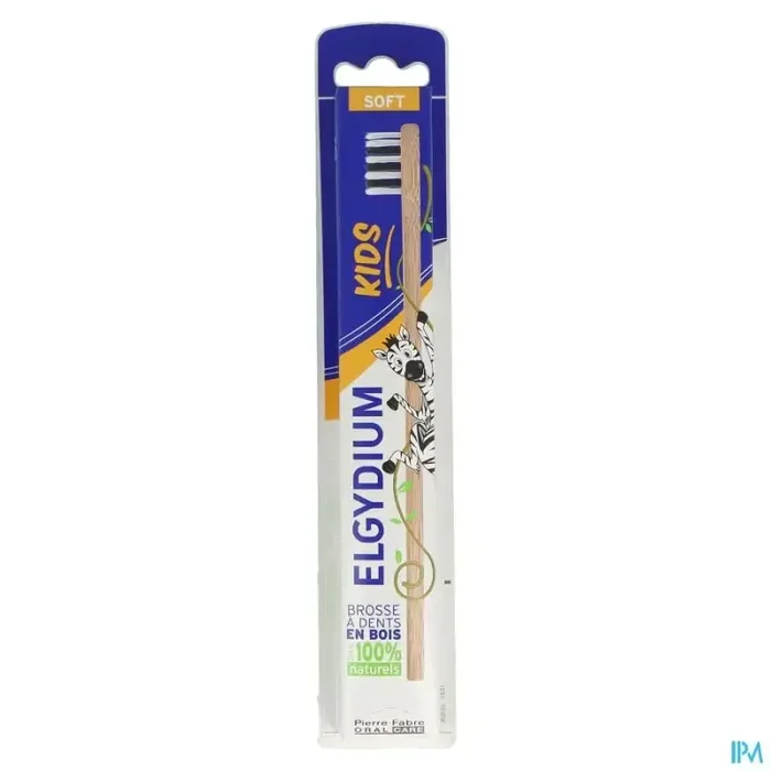 Elgydium bois brosse à dents kids souple