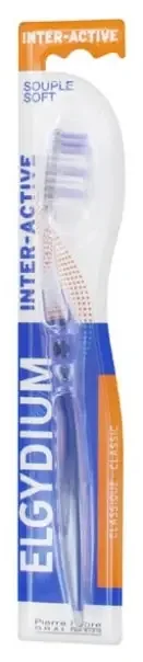 Elgydium Brosse à Dents Interactive Souple – Couleur Violet