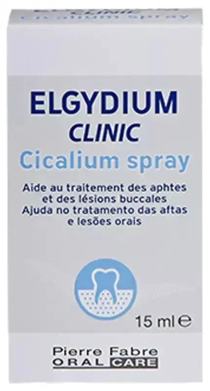 Elgydium Clinic Cicalium – Spray Traitement Aphte 15 ml