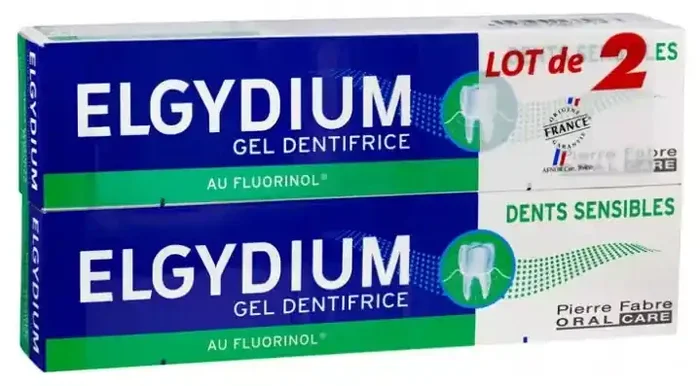 Elgydium Dentifrice Dents Sensibles – Offre Spéciale Duo 2 x 75 ml