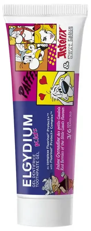 Elgydium Gel Dentifrice Kids 3/6 Ans 50 ml – Arôme Grenadine