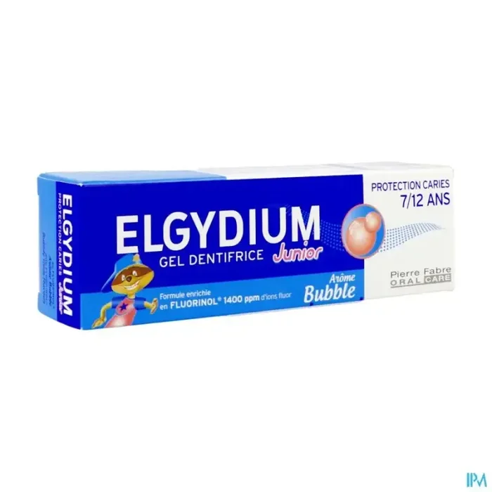 Elgydium junior bubble dentifrice tube 50ml