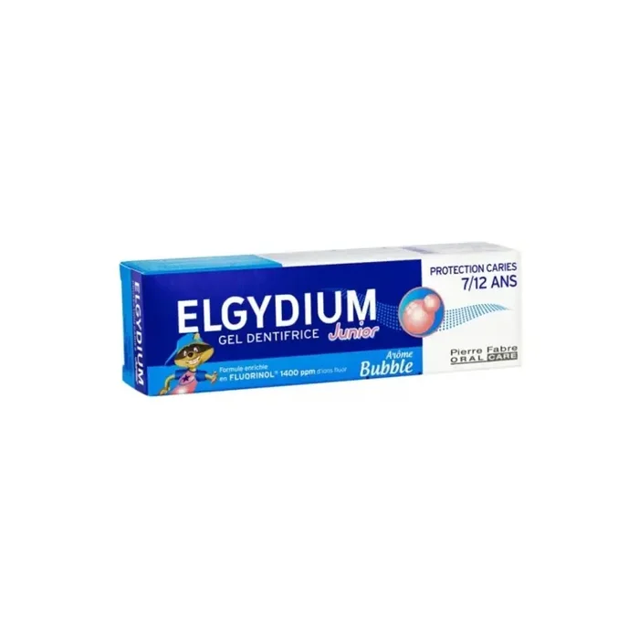 Elgydium junior gel dentifrice bubble 50ml