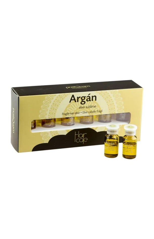Elixir réparateur à l’huile d’argan – Cheveux – 6 x 3 ml