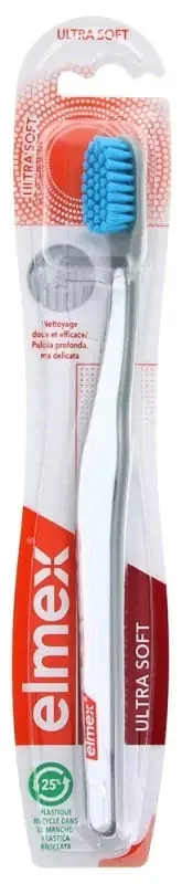 Elmex Brosse à Dents Ultra Soft – Couleur Blanc