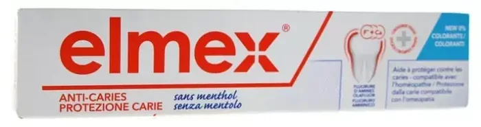 Elmex Dentifrices Anti-Caries Sans Menthol 75 ml