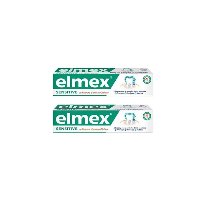Elmex sensitive dentifrice 2 x 75ml