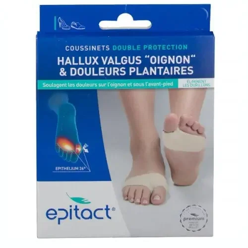 EPITACT HALLUX VALGUS OIGNON / DOULEURS PLANTAIRES Coussinets – Taille M