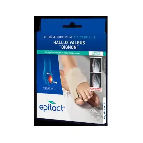 EPITACT HALLUX VALGUS / OIGNON Orthèse Corrective Rigide de Nuit – Taille S