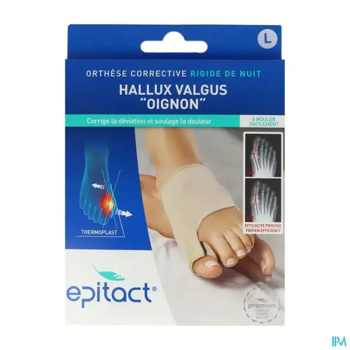 Epitact orthese corrective hallux valgus nuit l