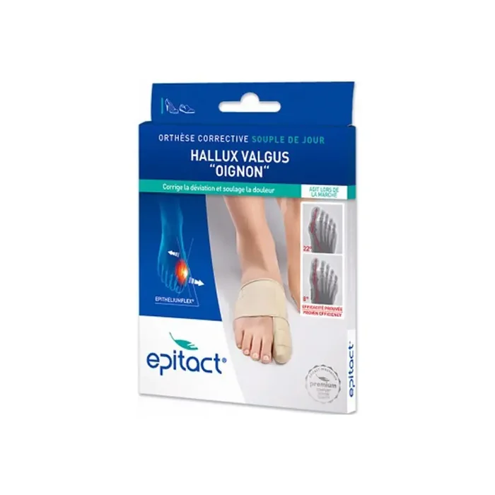 Epitact orthese corrective souple de jour Hallux Valgus oignon taille M