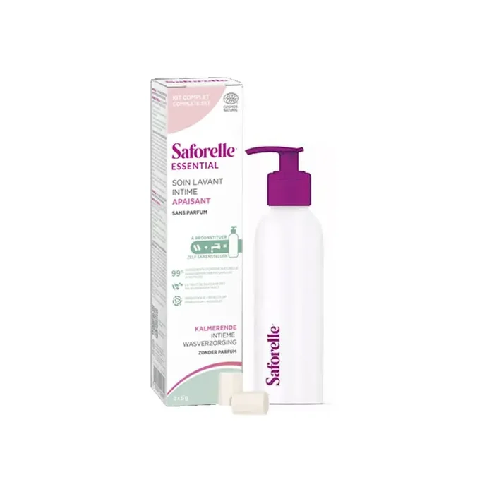ESSENTIAL SOIN LAVANT INTIME APAISANT KIT DEMARRAGE à reconstituer SAFORELLE