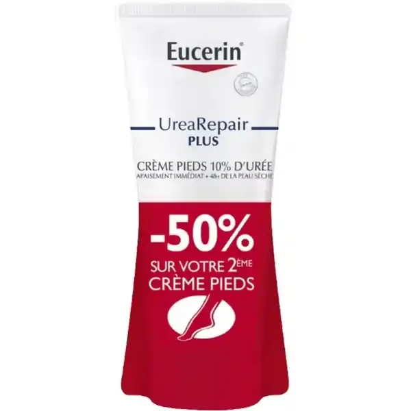 Eucerin Crème Pieds 2 x 100 ml