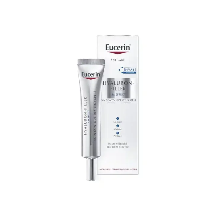 Eucerin Hyaluron Filler + 3x effect contour des yeux spf15 – 15ml