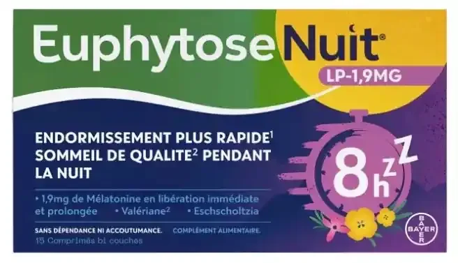 Euphytose Uit 1,9 mg Lp 15 Comprimés