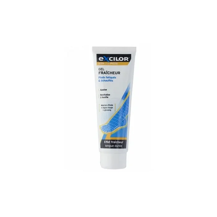 EXCILOR GEL FRAICHEUR PIEDS 125ML VEMEDIA