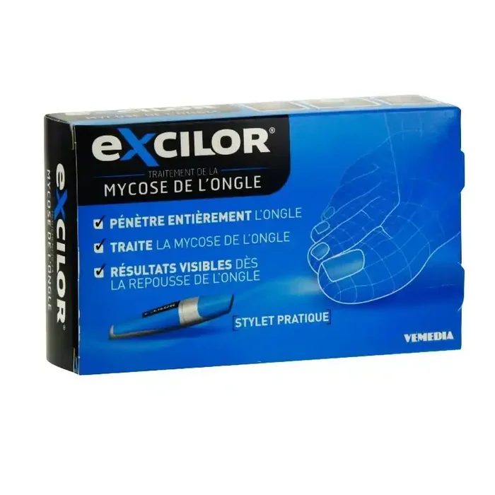 Excilor traitement mycose de l‘ongle stylet 400 applications