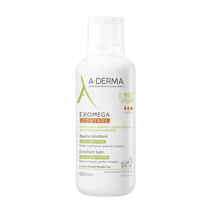 Exomega Control – Baume Emollient Anti-Grattage 400 ml