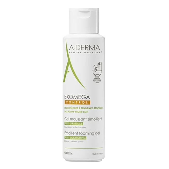 Exomega Control – Gel Moussant Emollient Anti-Grattage 500 ml