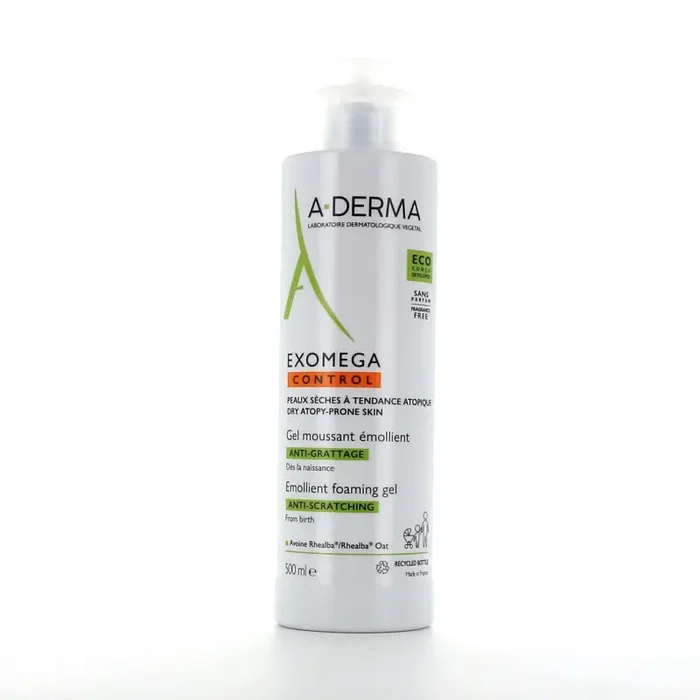 EXOMEGA CONTROL GEL MOUSSANT EMOLLIENT ANTI-GRATTAGE 500ML A-DERMA