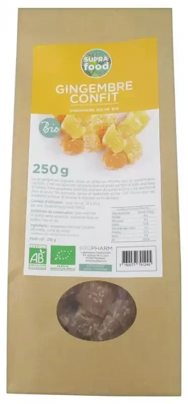 Exopharm Gingembre Confit Bio* 250 g