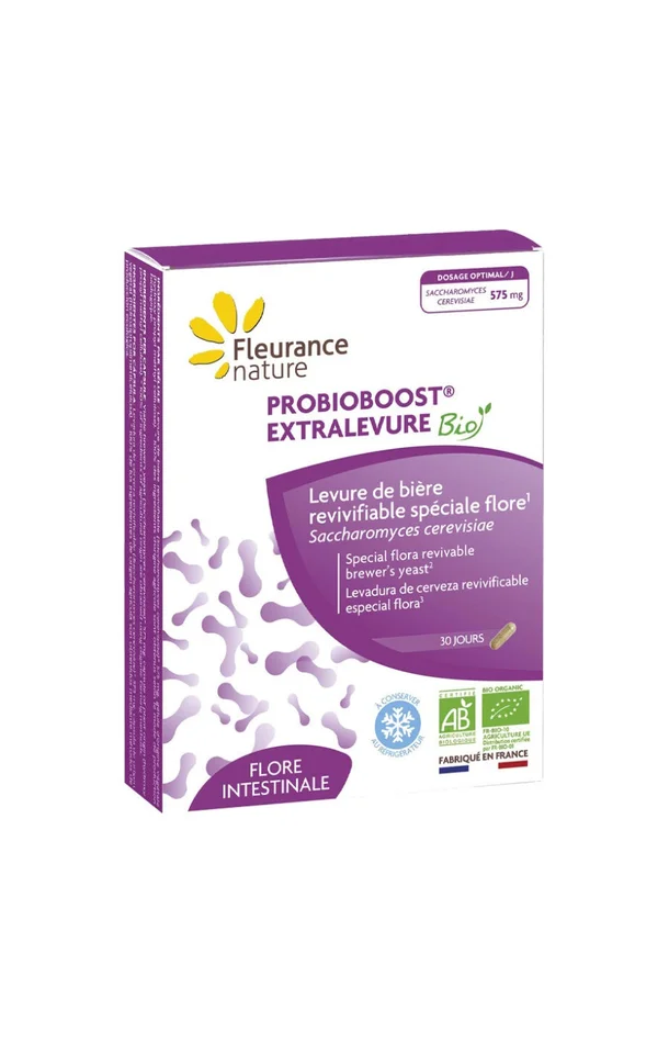 Extralevure bio – Flore intestinale – 30 jours