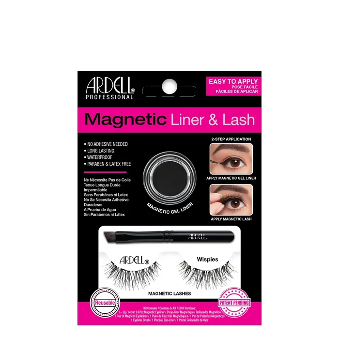 Eye-Liner + Faux-Cils Magn&eacute;tiques – Kit Wispies Noir