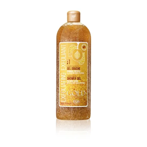 FAIR & WHITE GOLD EXFOLIANT « 1 » Gel Douche Gommage Précieux 940ml