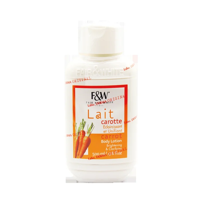 FAIR & WHITE ≡ Lait Carotte Eclaircissant & Unifiant