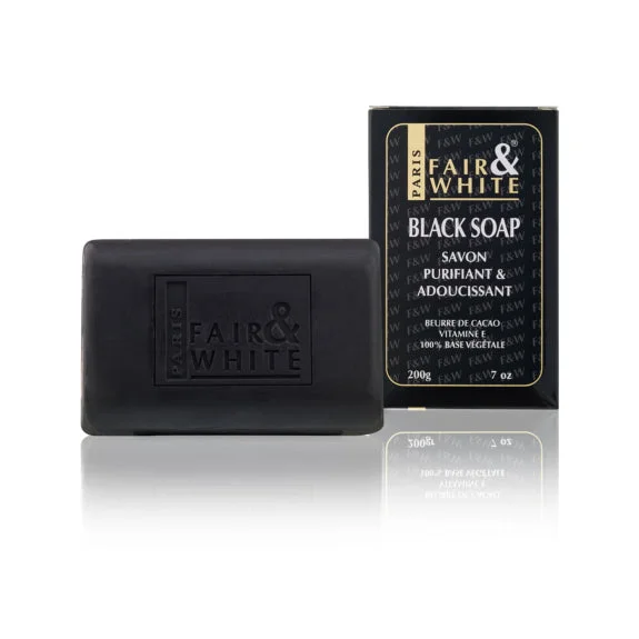 FAIR & WHITE ≡ Savon Gommant Black