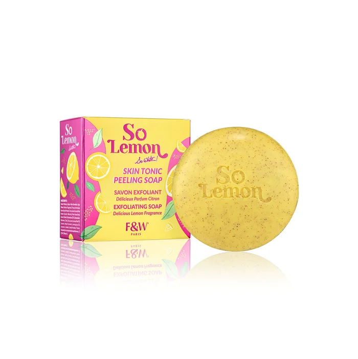 FAIR & WHITE SO LEMON ≡ Savon Exfoliant – Skin Tonic Peeling Soap