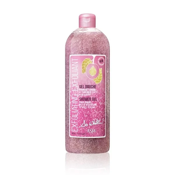 FAIR & WHITE SO WHITE EXFOLIANT Gel Douche Gommage Tonique 940ml