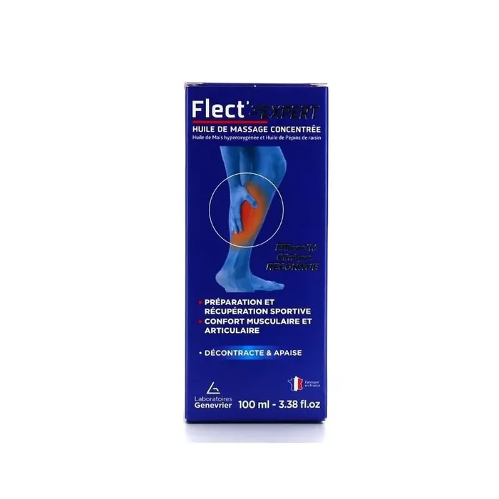 FLECT‘ EXPERT HUILE DE MASSAGE CONCENTRÉE 100ML LABORATOIRE GENEVRIER
