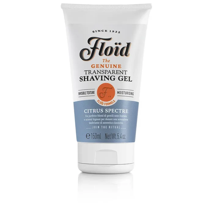 FLOÏD gel à raser transparent spectre d'agrumes 150 ml